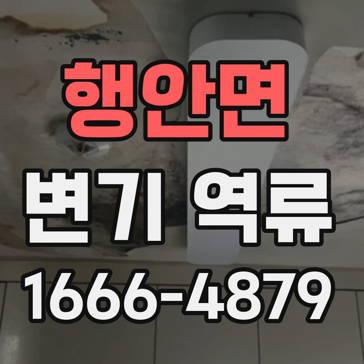 행안면 변기 역류