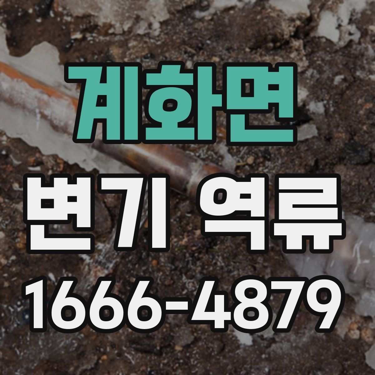 계화면 변기 역류