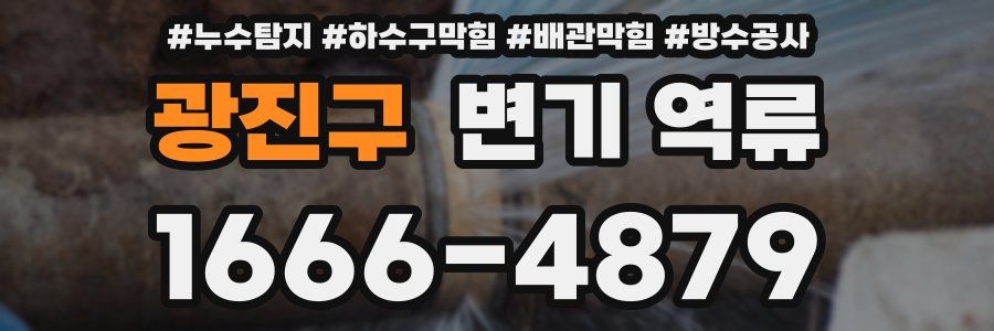 광진구 변기 역류
