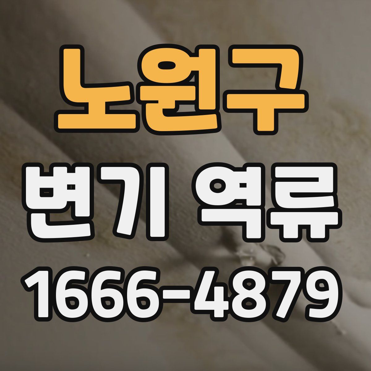 노원구 변기 역류