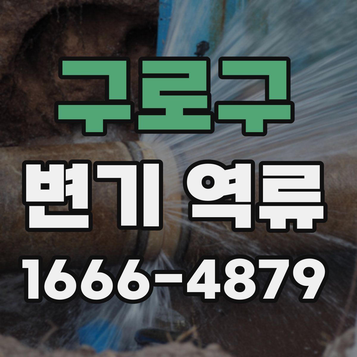 구로구 변기 역류