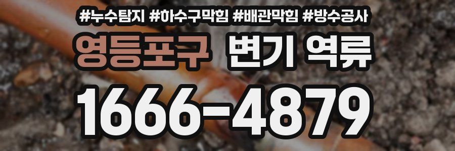 영등포구 변기 역류