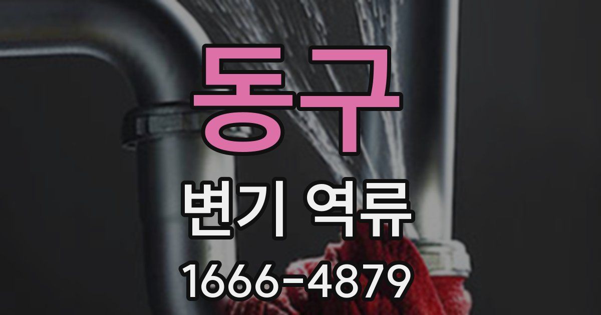 동구 변기 역류