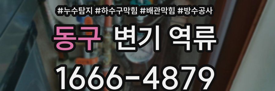 동구 변기 역류