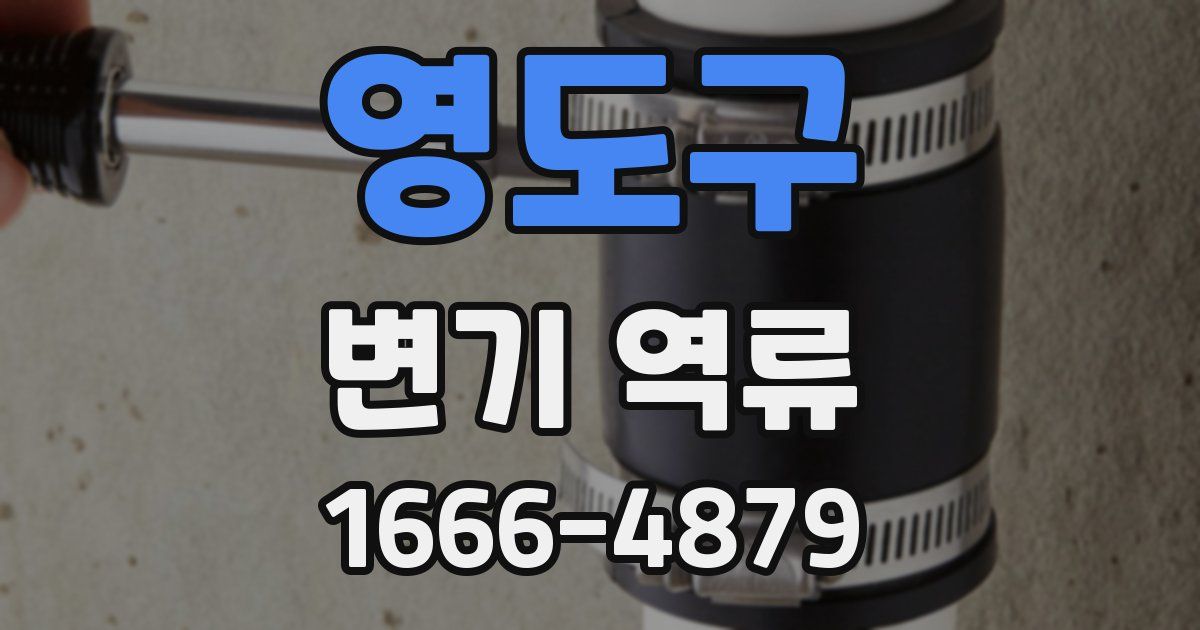 영도구 변기 역류