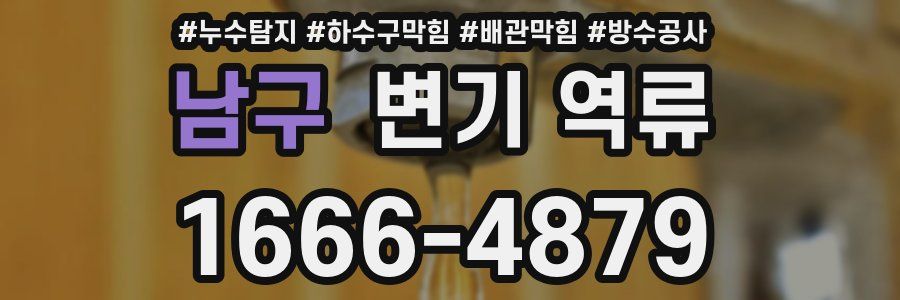 남구 변기 역류