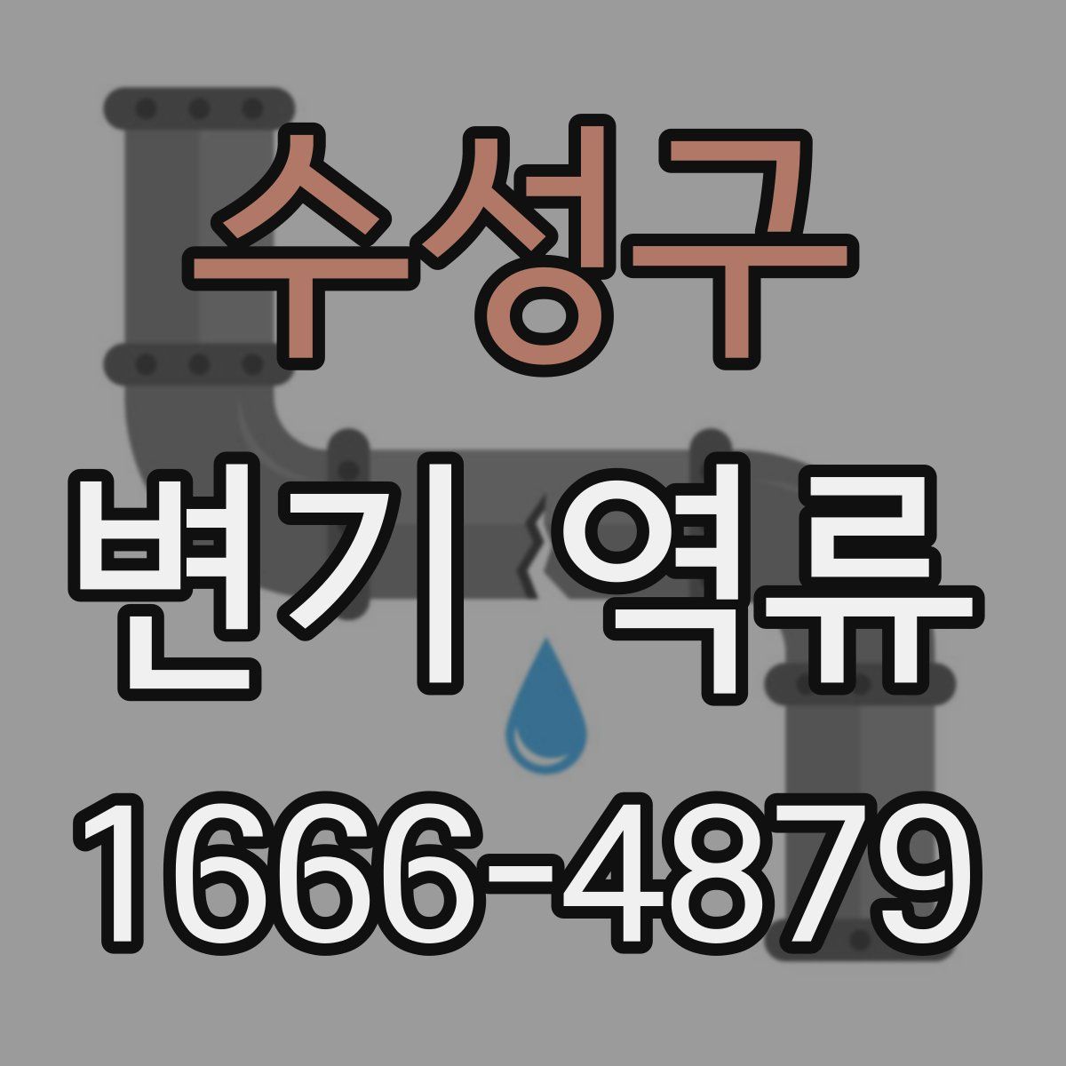 수성구 변기 역류