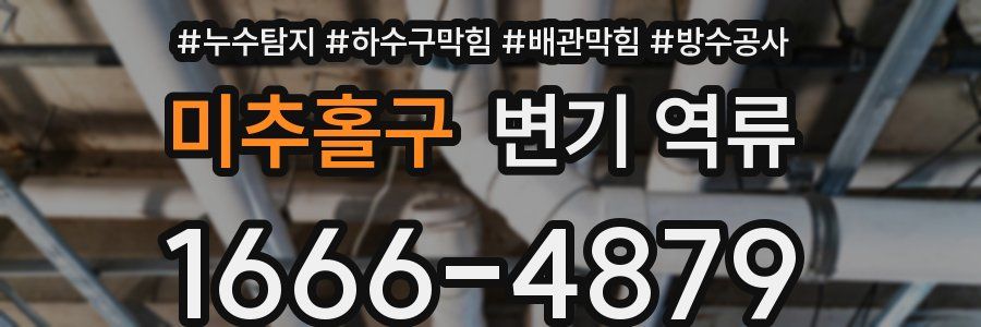 미추홀구 변기 역류