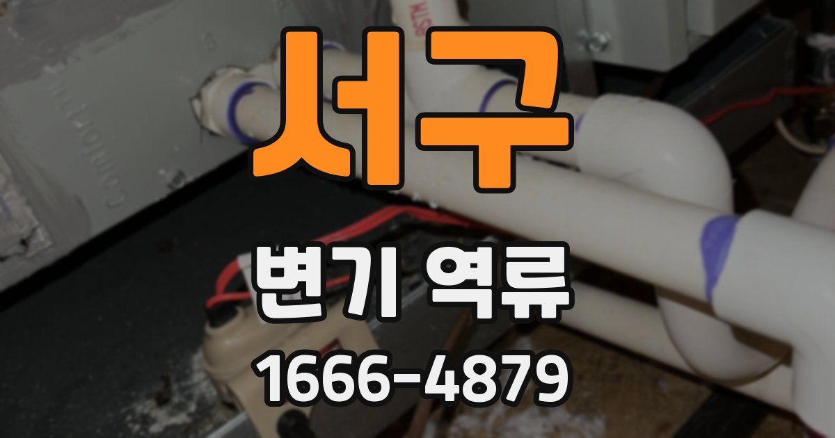 서구 변기 역류