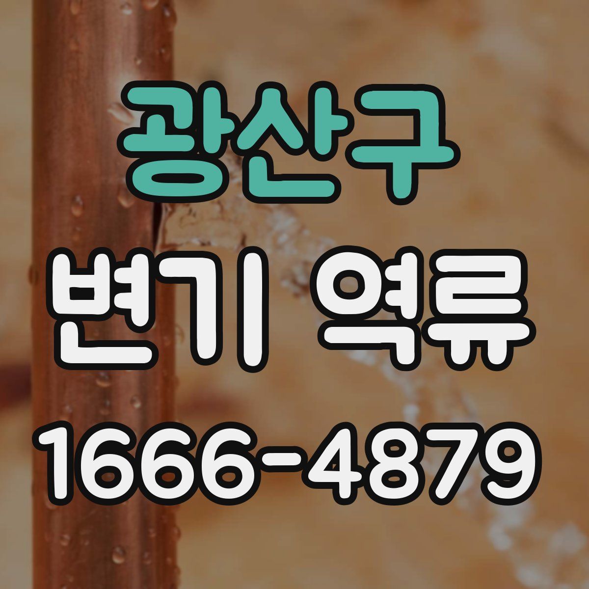 광산구 변기 역류