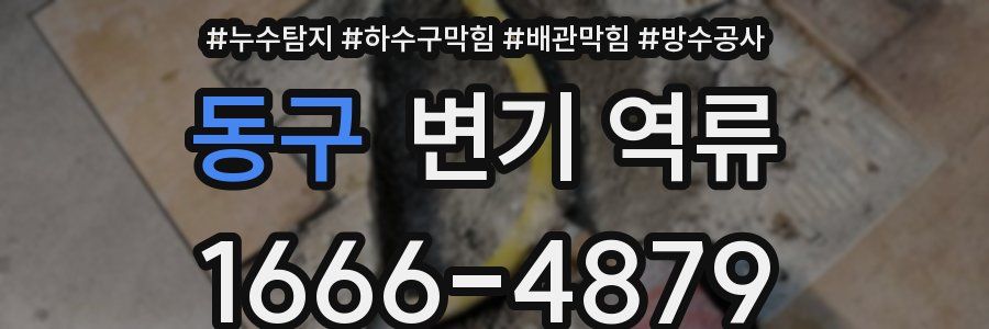 동구 변기 역류