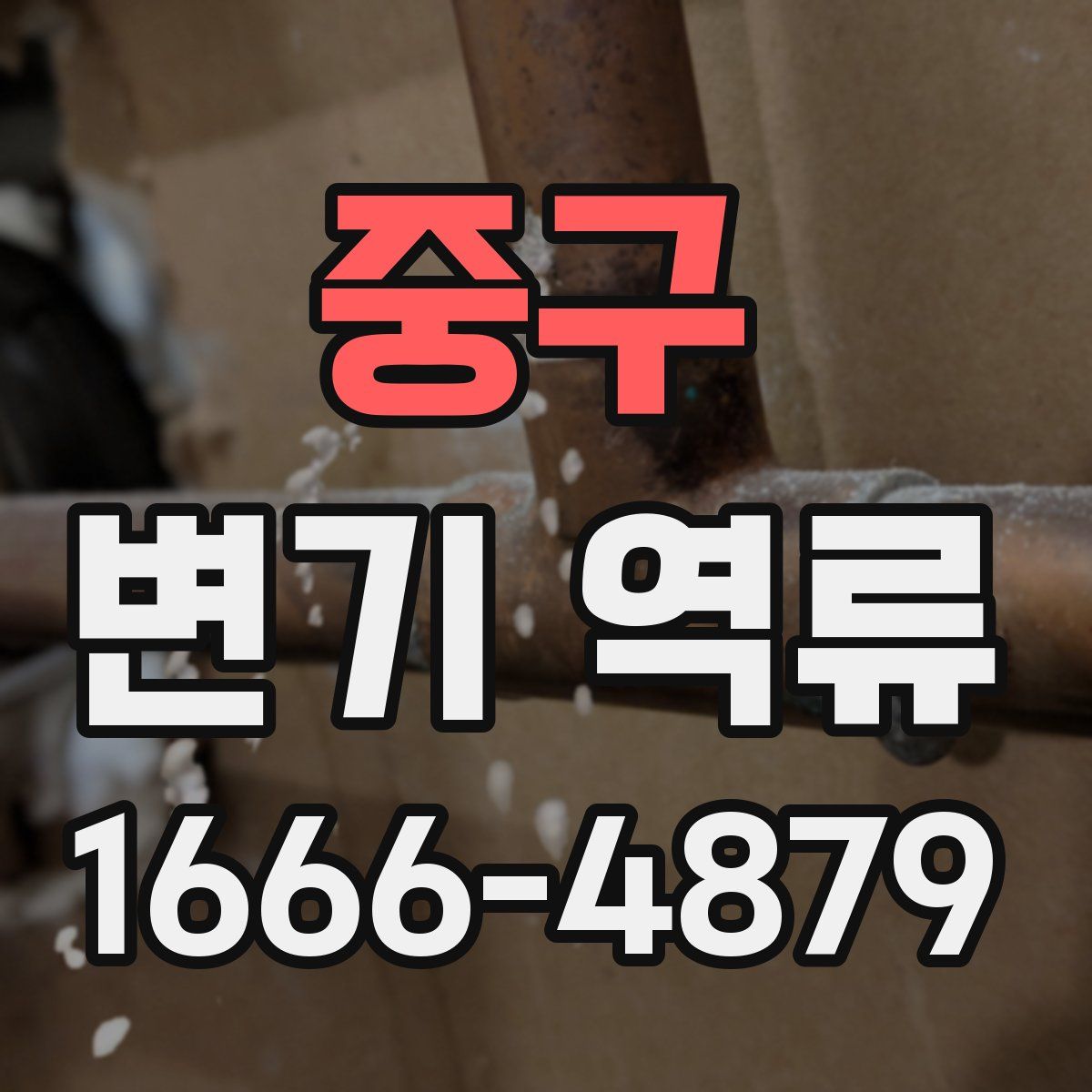 중구 변기 역류