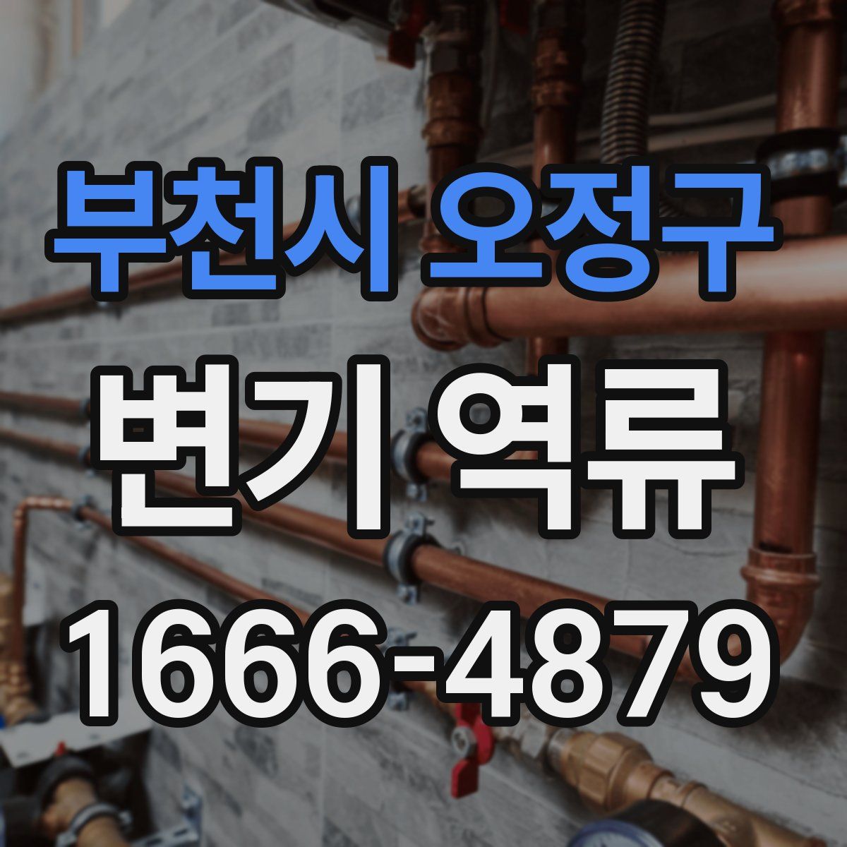 부천시 오정구 변기 역류