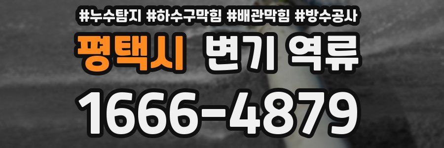 평택시 변기 역류