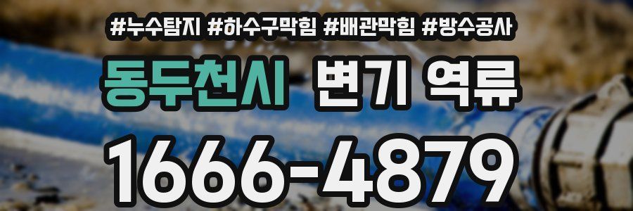 동두천시 변기 역류