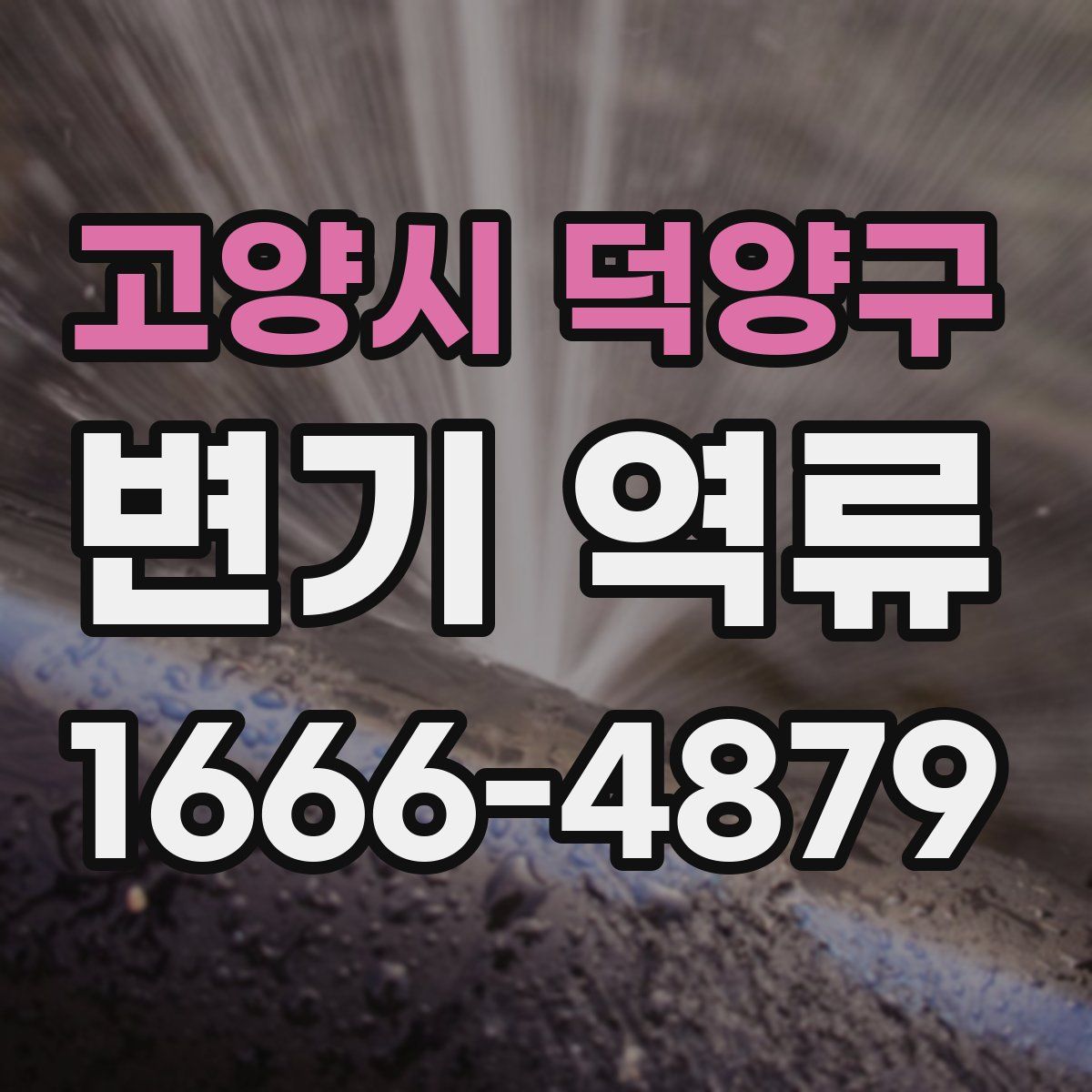 고양시 덕양구 변기 역류