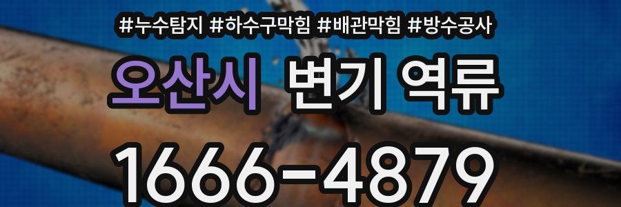 오산시 변기 역류