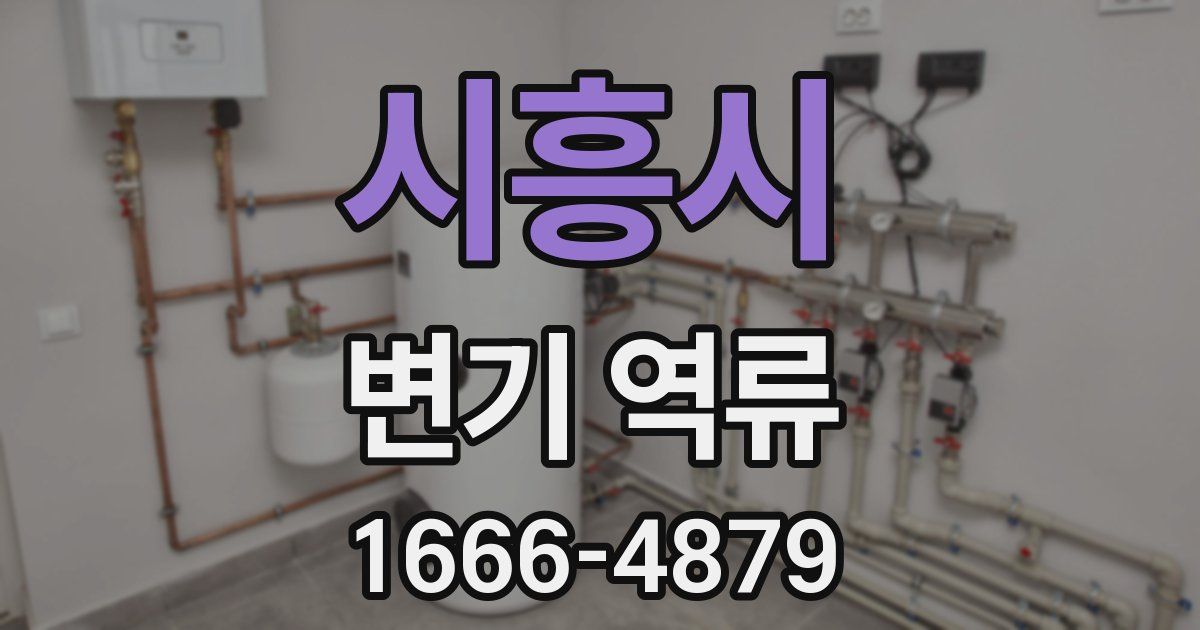 시흥시 변기 역류