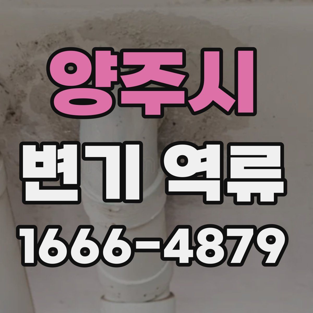 양주시 변기 역류