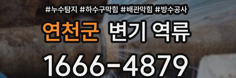 연천군 변기 역류