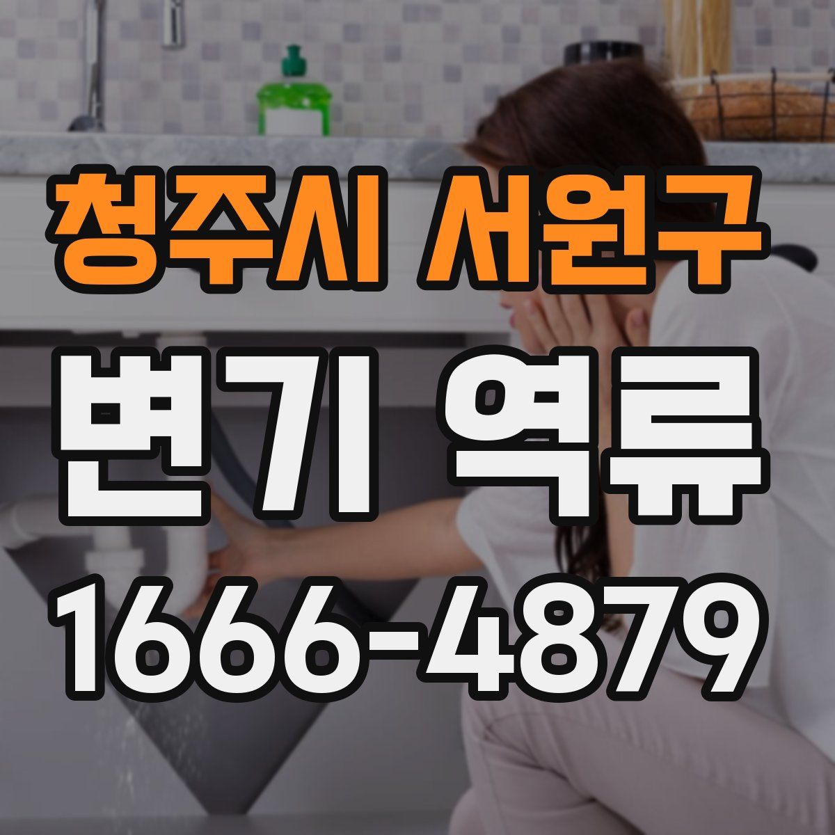 청주시 서원구 변기 역류