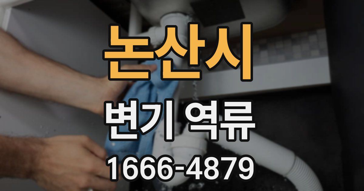 논산시 변기 역류