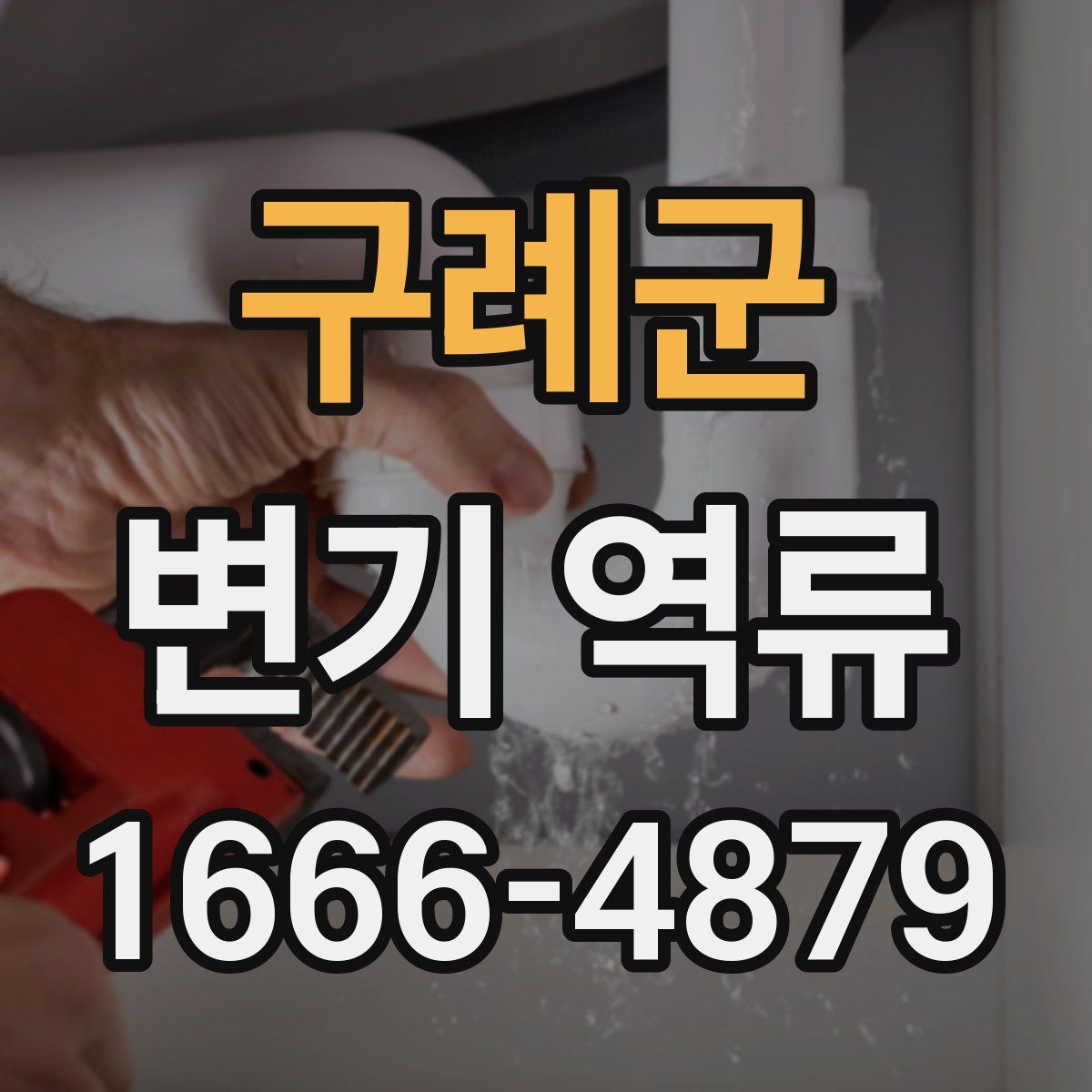 구례군 변기 역류