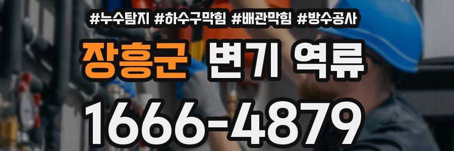 장흥군 변기 역류