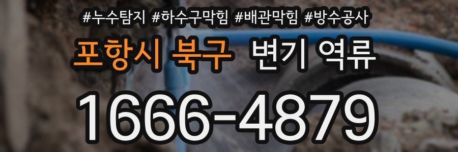 포항시 북구 변기 역류