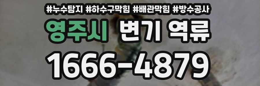 영주시 변기 역류