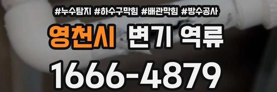 영천시 변기 역류