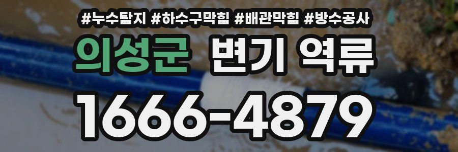 의성군 변기 역류