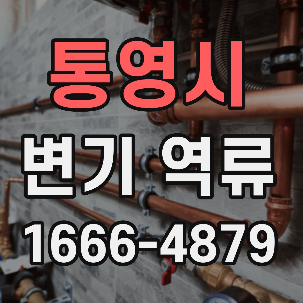 통영시 변기 역류