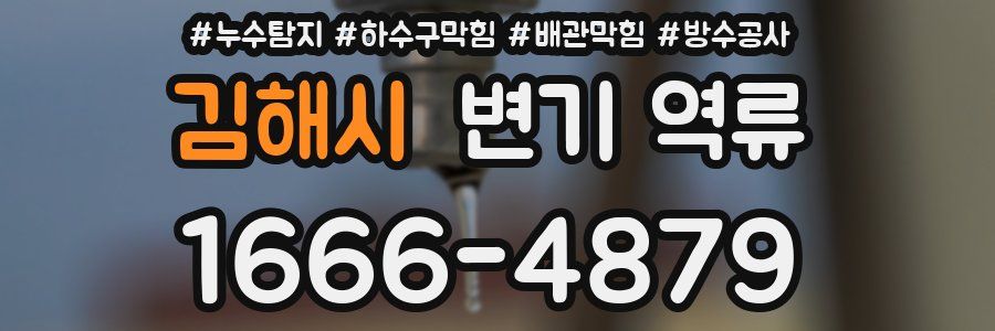 김해시 변기 역류