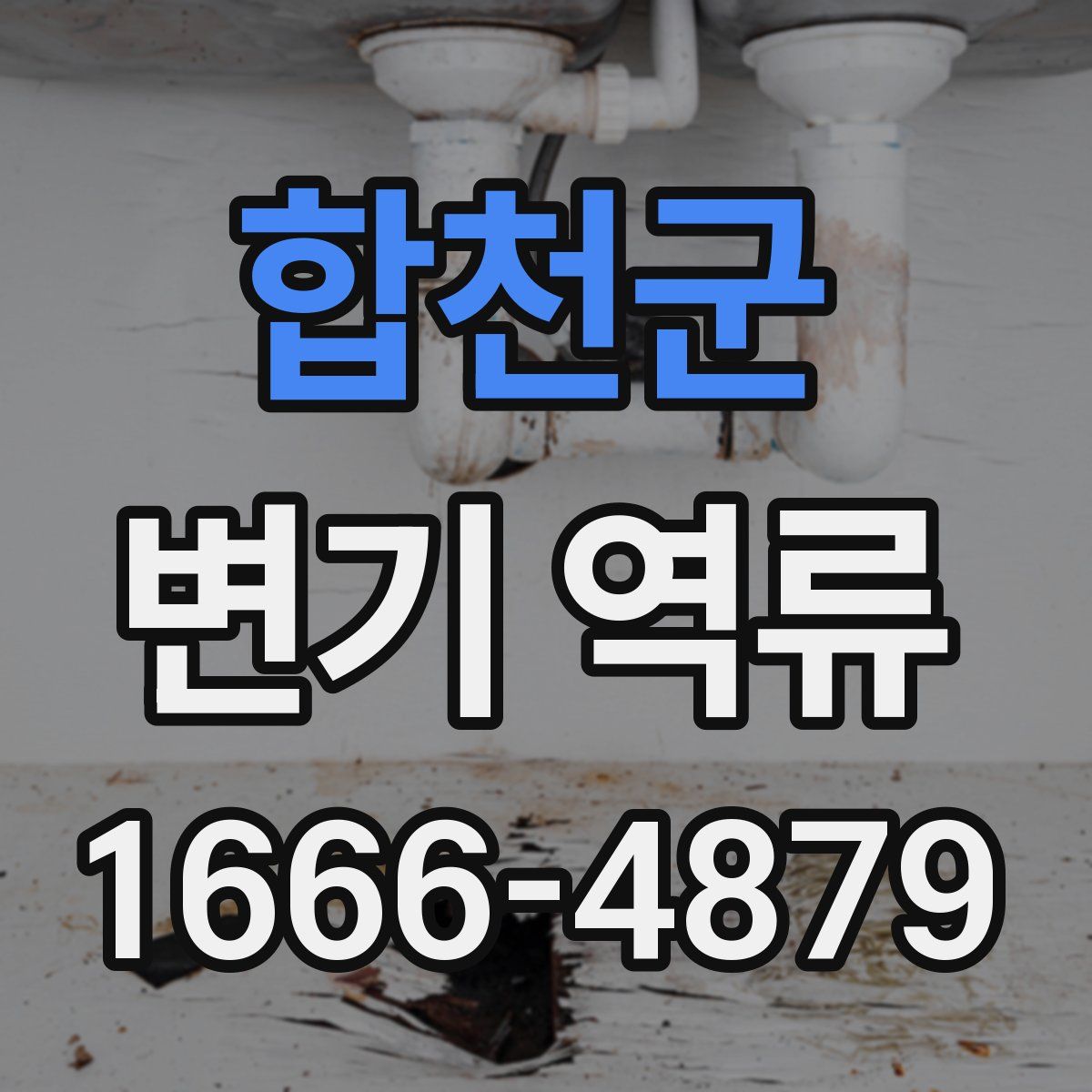 합천군 변기 역류