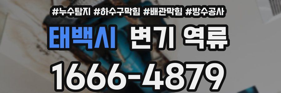 태백시 변기 역류