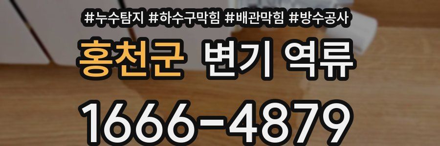 홍천군 변기 역류