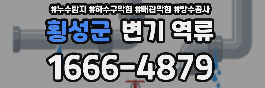 횡성군 변기 역류
