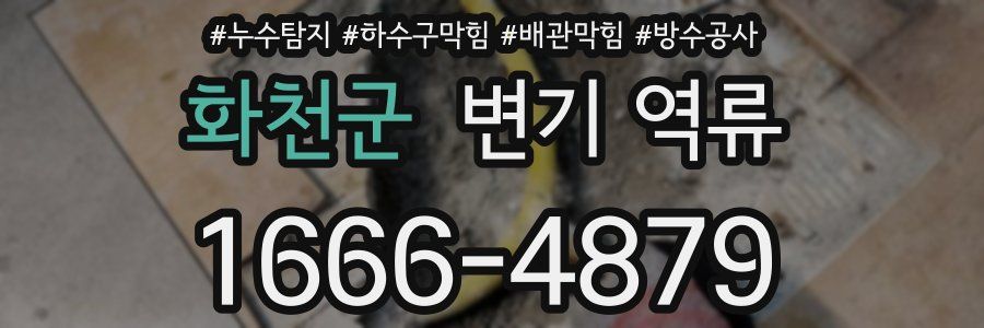 화천군 변기 역류