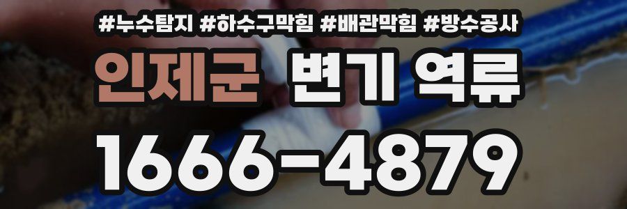 인제군 변기 역류