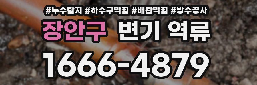 장안구 변기 역류
