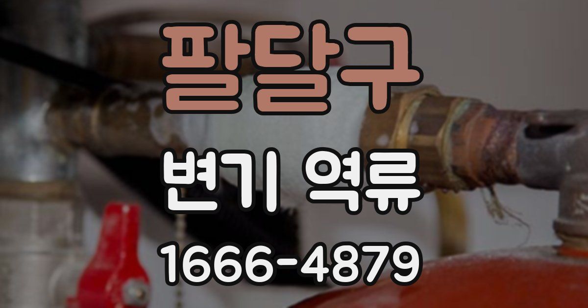팔달구 변기 역류