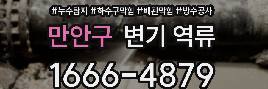 만안구 변기 역류