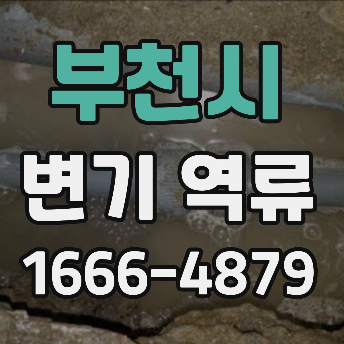 부천시 변기 역류