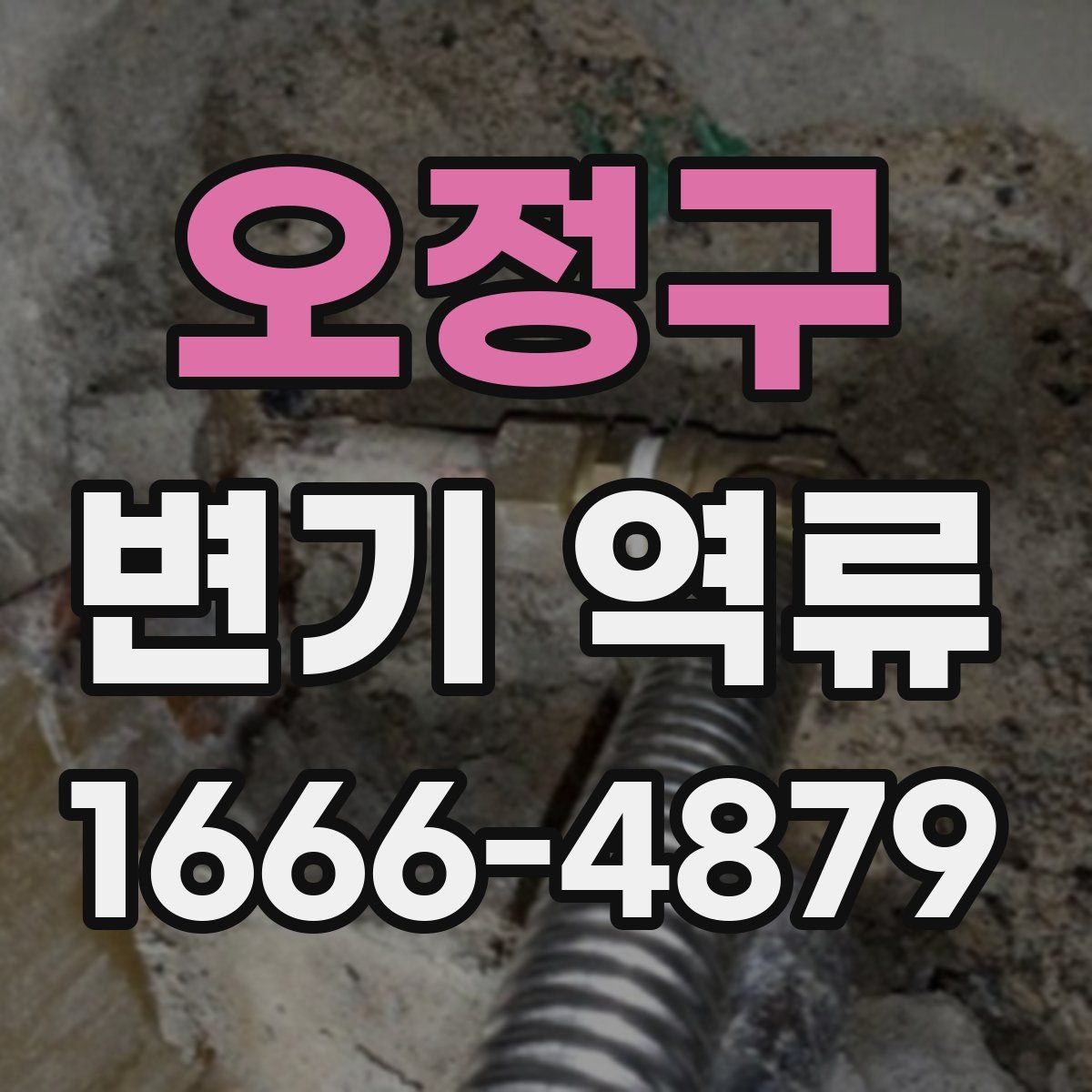 오정구 변기 역류