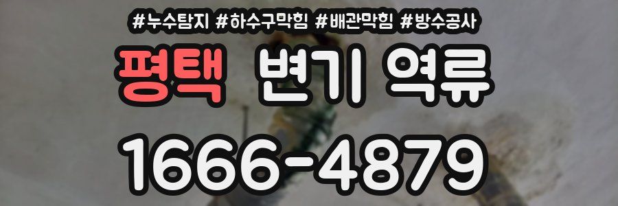 평택 변기 역류