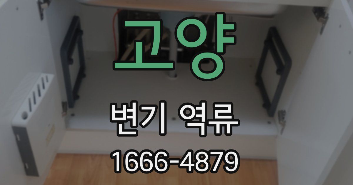 고양 변기 역류
