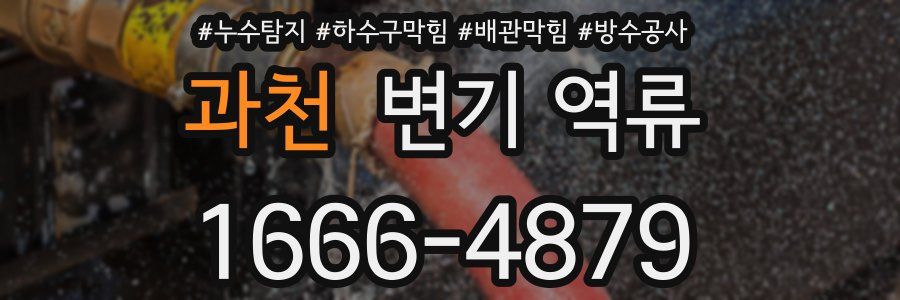 과천 변기 역류