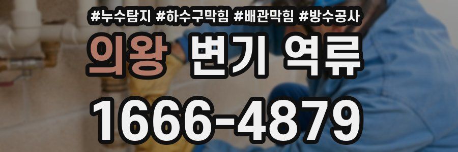 의왕 변기 역류