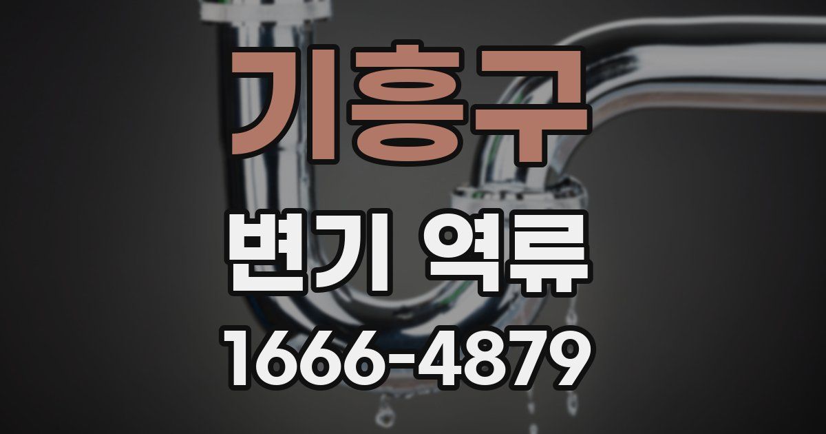 기흥구 변기 역류